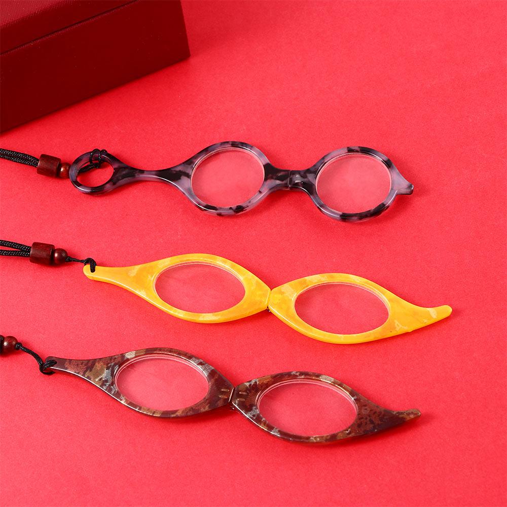Gift For Partents Reading Glasses Presbyopic Glasses Hanging Neck Glasses Mini Elderly Glasses