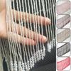 45/90cm Luxury Crystal Beaded Fringed Lace Diy Headband Wedding Dress Stage Costume Veil Tassel Sewing Accessories