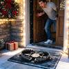 Prank Entrance Rug for Home 3D Bear Trap Rug, Funny Optical Illusion Non-slip Unique Welcome Mat Friends Door Front Indoor Entryway