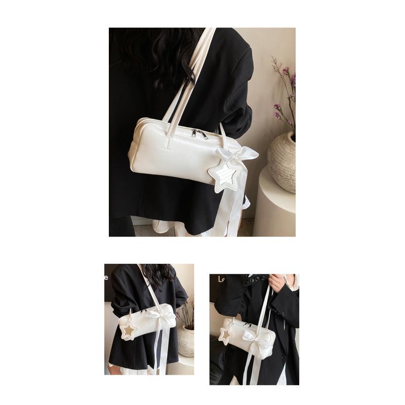 Сумка-подмышка Tooxika Bowknot для женщин, новый стиль, модная универсальная сумка-багет из искусственной кожи большой вместимости