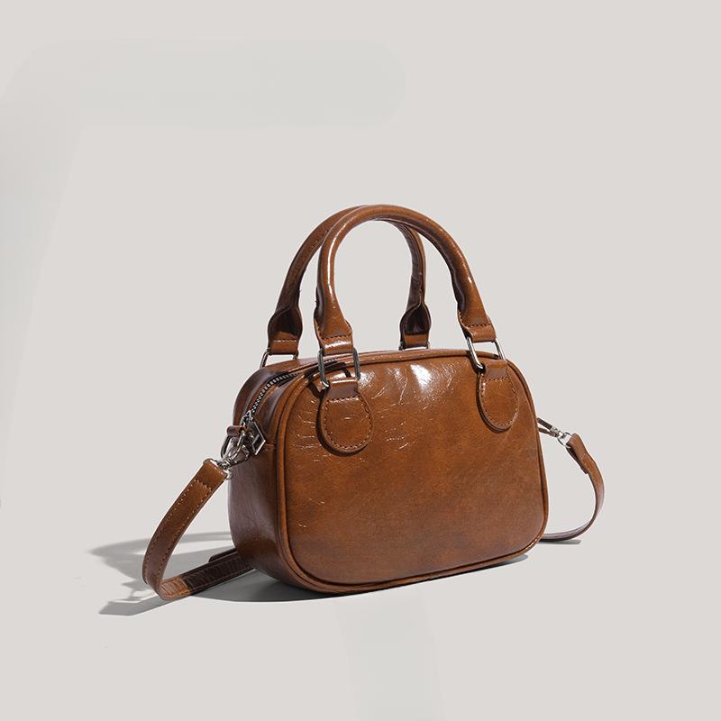 Сумки, ручные сумки для боулинга, нишевые ретро-сумки небольшого размера, модные и универсальные сумки через плечо для женщин