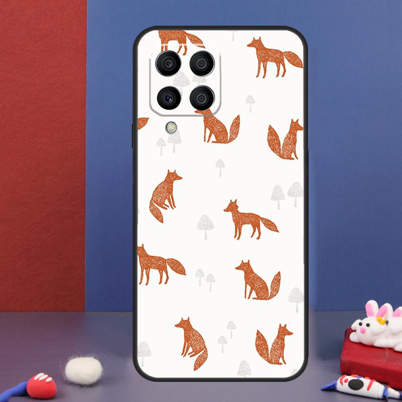 Мультяшные Лисы Животное Чехол Для Samsung Galaxy M16 M06 M36 M56 M15 M11 M31 M21 M53 M13 M32 M52 M35 M55 M14 M34 M54