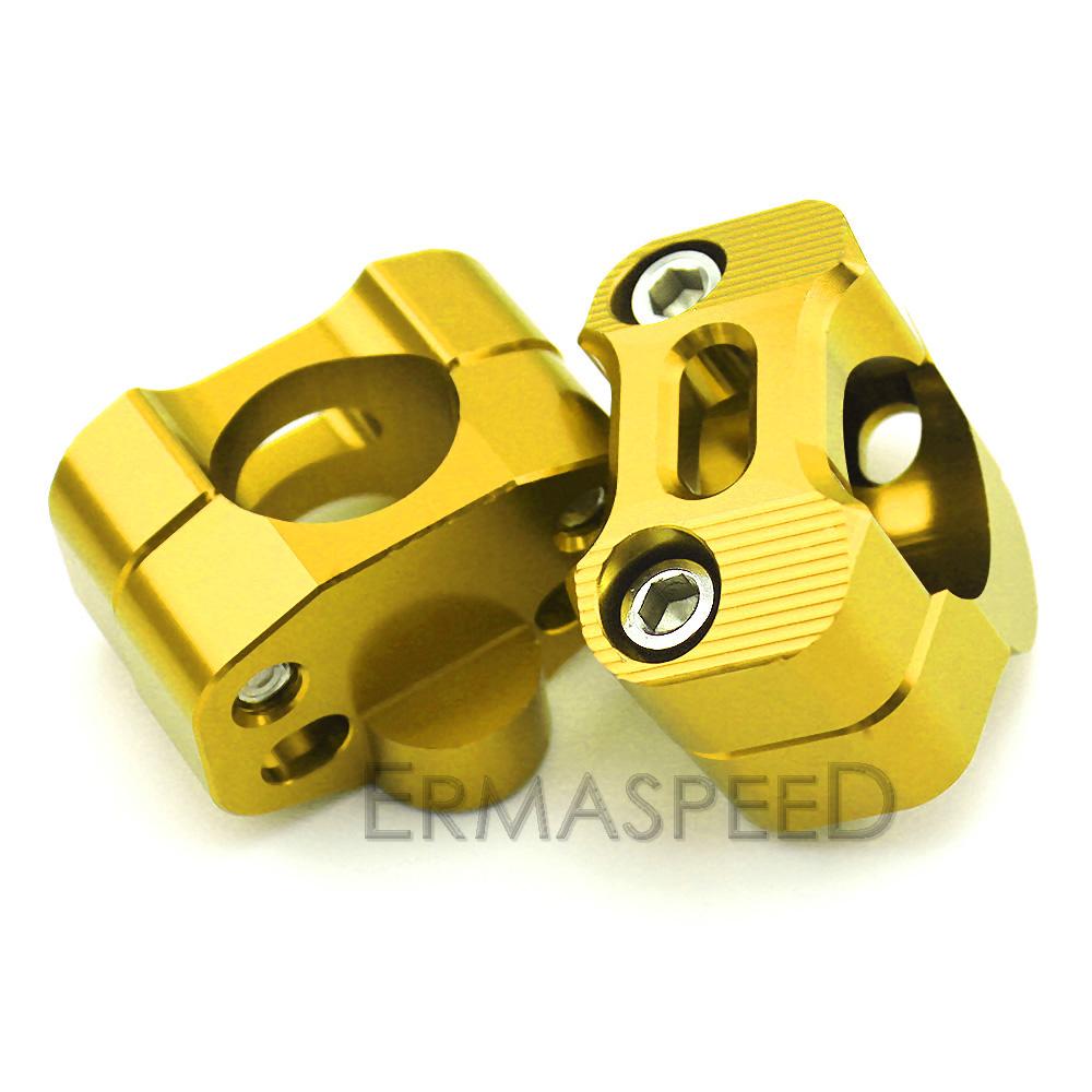 1 пара 1/8 "CNC алюминиевые стойки руля мотоцикла 28 мм регулируемые зажимы для толстого стержня, универсальные для мотоцикла