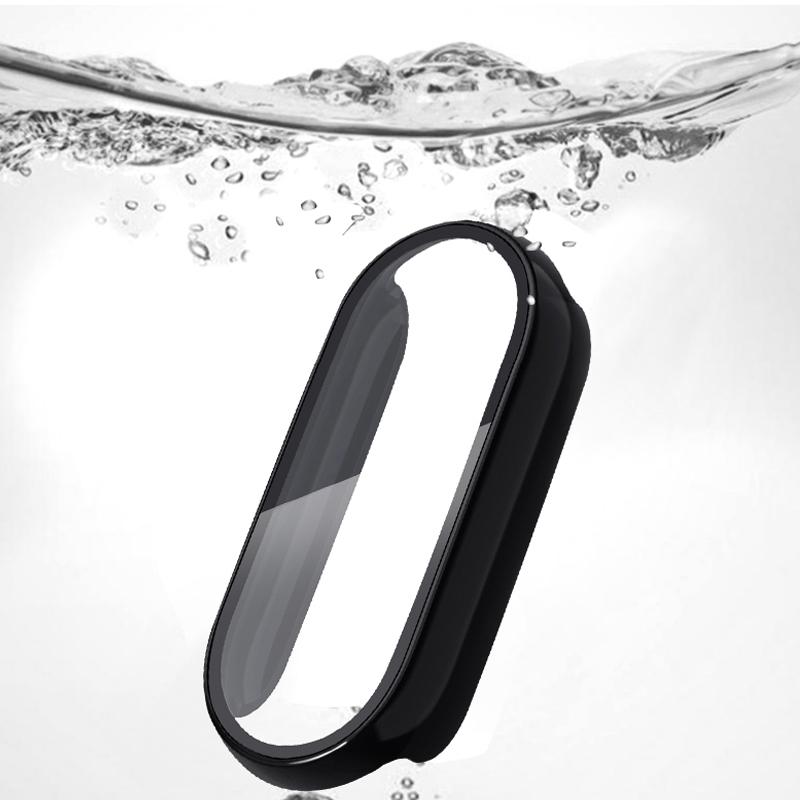 Чехол+стекло Для Xiaomi Mi Band 8 7 6 Аксессуары Чехол+Пленка Защитный чехол Full Coverage Miband 7 6 5 4 3 защитное стекло для экрана