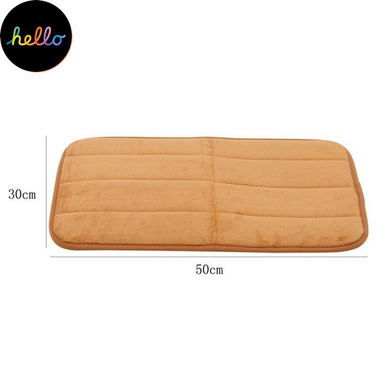 Home Supplies Home Soft Absorbent Memory Foam Bath Mats Bathroom Carpets Non-Slip Rug