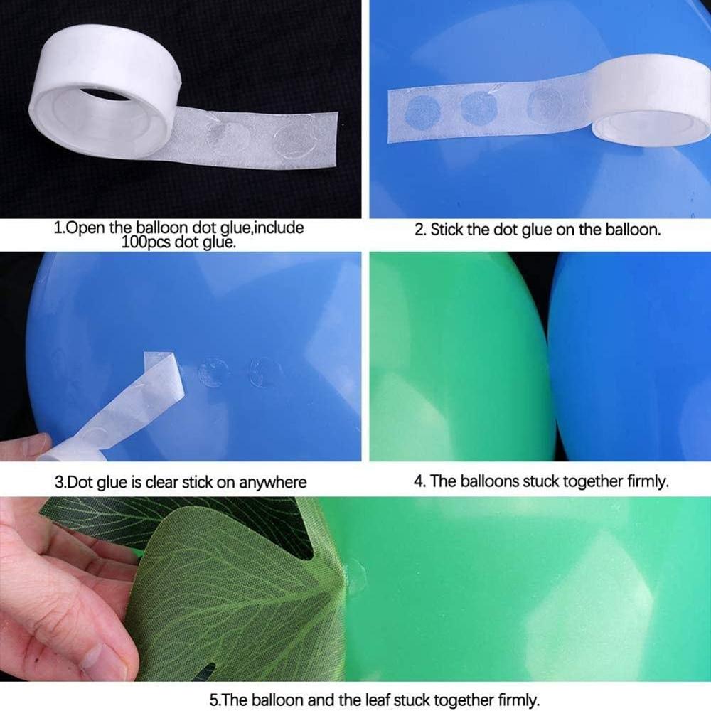 Тематическая вечеринка в стиле сафари в джунглях, комплект воздушных шаров-гирлянд, воздушные шары с животными, пальмовые листья для детей, мальчиков, вечеринка по случаю дня рождения, детский душ