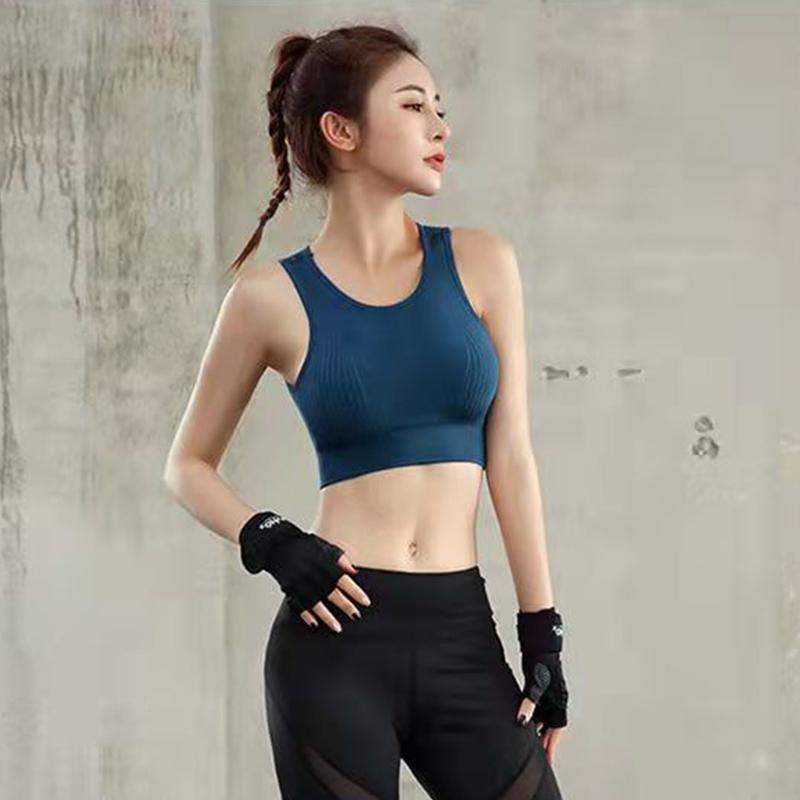 Женский спортивный бюстгальтер без косточек, шок, быстросохнущее нижнее белье, анти-сборка, стереотипная красота, полый жилет со съемной нагрудной накладкой, жилет для йоги