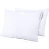 Pack of 2 Waterproof Anti-mite Sponge Pillow Protectors 50 X 70 Cm