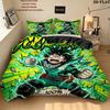 Custom Name,Izuku Midoriy Pattern Bedding Home Decoration Birthday Gift ( 1 duvet cover + 2 pillowcase, without core),fan merchandise.