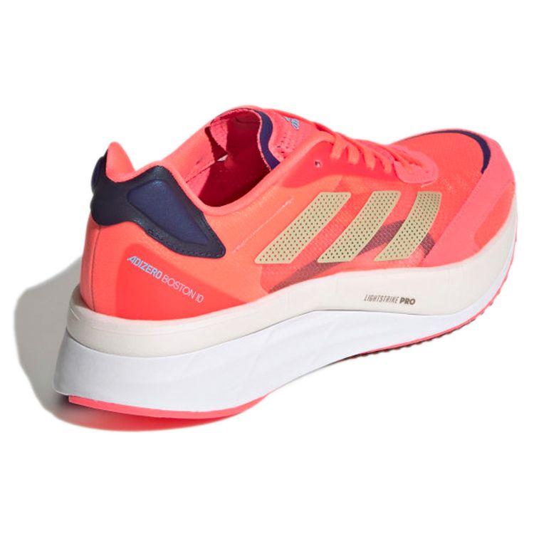 Adidas Adizero Boston 10 Turbo Sandy Beige Metallic Women Sneakers Orange Legacy-Indigo GY0905