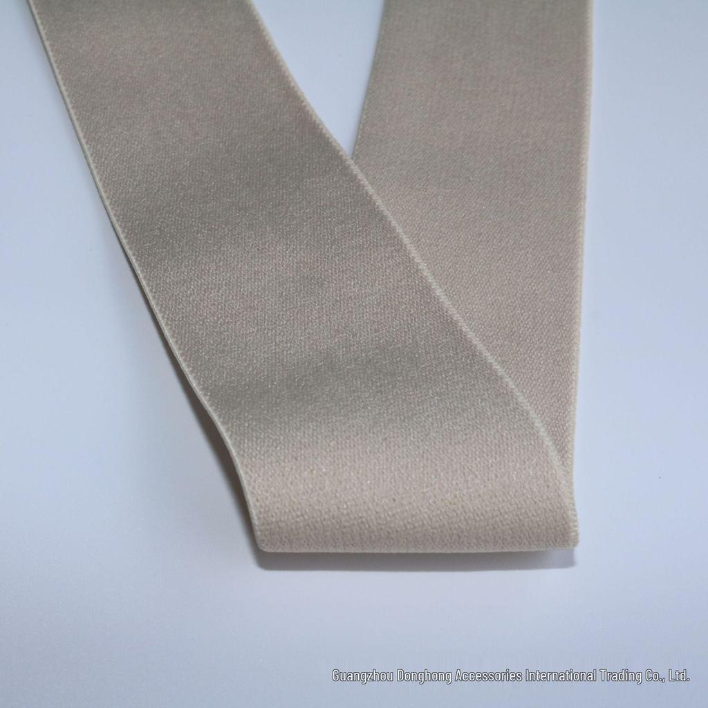 High-Elastic Polyester Imitation Nylon Band for Waistbands and Skirts