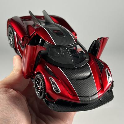1:32 KNSG Jesko Absolut Суперкар Сплав Металл Литье под Давлением Модель Автомобиля Настольный Дисплей Коллекционный Орнамент Праздничный Подарок Для Мальчика Игрушки