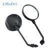 LMoDri Motorcycle Rear View Mirror Universal Scooter Back Mirrors Electric Bicycle Moped Side Mirror 8mm 10mm Round