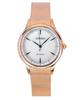 L Rose Gold Tone Stainless Steel White Dial Eco-Drive EM1153-88A Women's Watch
