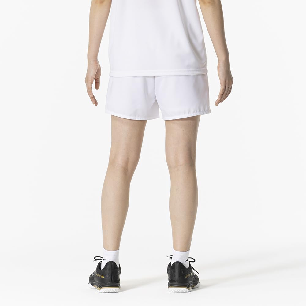 Tennis Badminton Game Officially Recognized by the Japan Badminton L [Mizuno] Pants, Shorts, Association, 62JBB220, Women's, White,