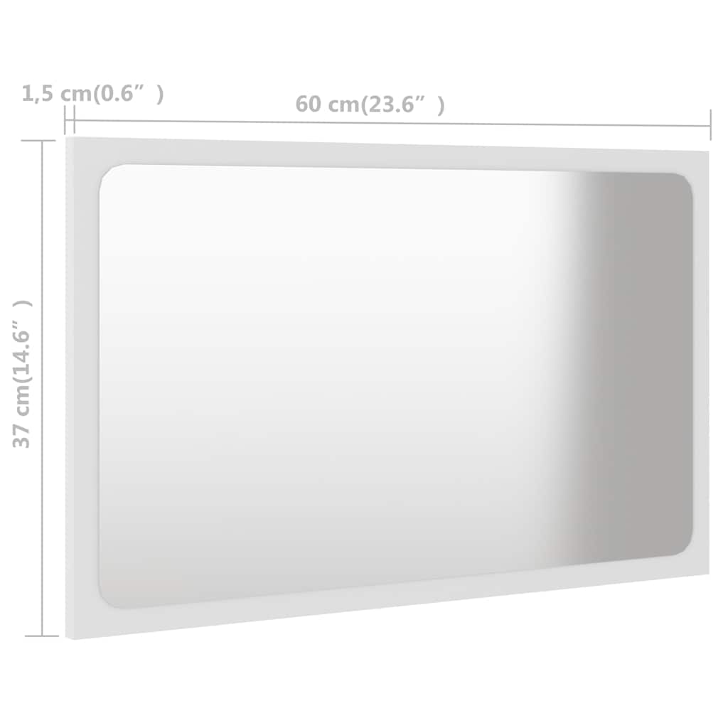 2-teiliges Badmöbel-Set, Badspiegel und Waschbeckenschrank-Kombination ohne Waschbecken