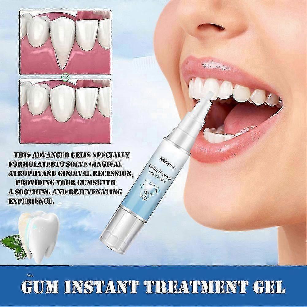 3pcs Gum Repair Gel, Teeth Strengthen Whitening Gum Inflammation Breath Stains Remover