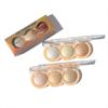 3-color High-disc Pressed Powder Sun-burning Natural and Long-lasting Make-up