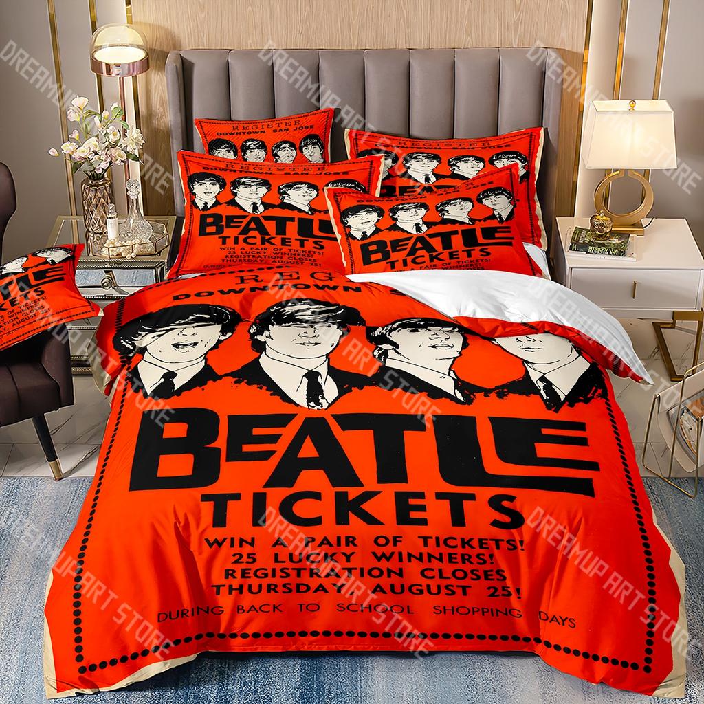 Fashion English rock band Bedding Set Single Twin Full Queen King Size Bed Set Kids Bedroom Duvetcover Sets Bed Sheet Set