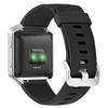 For Fitbit Blaze xDfind Steel Buckle Diagonal Texture Solid Color Silicone Watch Band