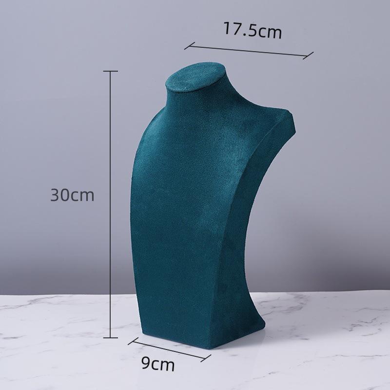 Flannel Necklace Display Stand - Portrait Jewelry Holder