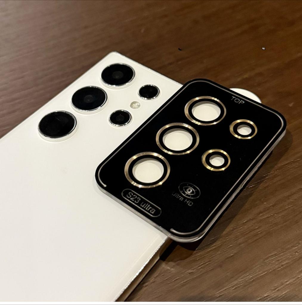 Металлический чехол-кольцо для объектива Samsung S24 Ultra S23 FE S22 Plus A15 A35 A55 A14 A24 A34 A54 Защитная пленка для объектива камеры