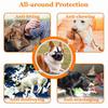 Pet Mouth Cover Elasticity Adjustable Mesh Puppy Muzzle Pet Face Protector for Outdoor