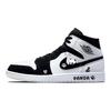 Jordan Air Jordan 1 SE Waxberry TarePanda, Ленивый Панда Удобные Средние Винтажные Баскетбольные Кроссовки Мужские Черно-Белые DH6933-100(Команда56-)