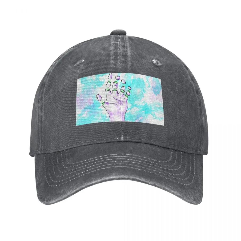 Reaching Baseball Cap Funny hats Anime Icon Sun Cap Womens Hats Unisexs
