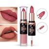 Двухкомпонентная матовая помада для губ с антипригарным покрытием Cup Velvet Mist Lip Glaze 2-в-1 водостойкий стойкий увлажняющий блеск для губ