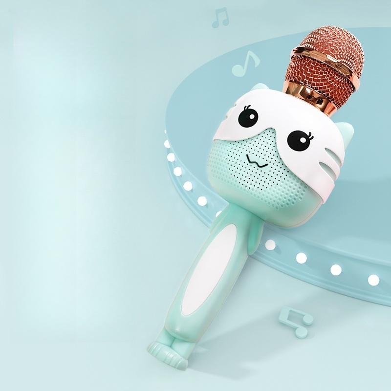 Детский микрофон-головоломка K Song, беспроводной Bluetooth-микрофон для караоке, детская музыкальная игрушка в подарок для малышей