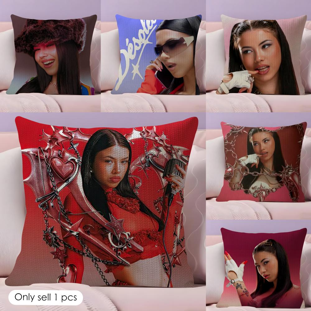 AAnna PPepe Cushion Cover Natural Linen Organic Fabric DoubleSided Printing Sofa Home Decor Breathable Bed Pillow