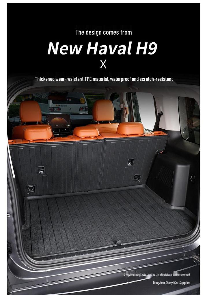 Водонепроницаемый коврик в багажник Shunyi для Haval H9 2-го поколения