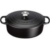 Чугунная жаровня Le Creuset Signature овальная 35 см чёрная (21178350000430)