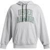 Icon UA HWT Terry OS Hoodie American Retro Sports Casual Pullover Sweatshirt Men Hoodies Gray 1386549-011