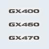 Глянцевый черный 3D ABS буквы номер GX400 GX460 GX470 эмблема для багажника автомобиля логотип наклейка аксессуары для значков