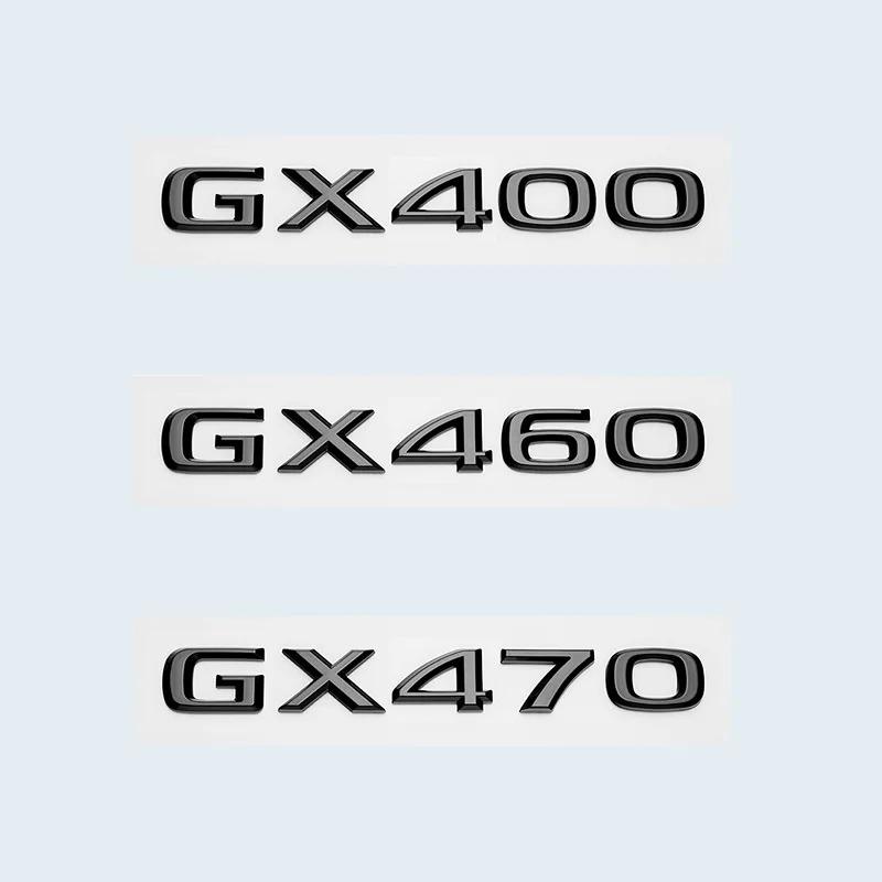 Glossy Black 3D ABS Letter Number Emblem for Lexus GX400 GX460 GX470 Car Rear Trunk Logo Badge Sticker Accessories ACN1