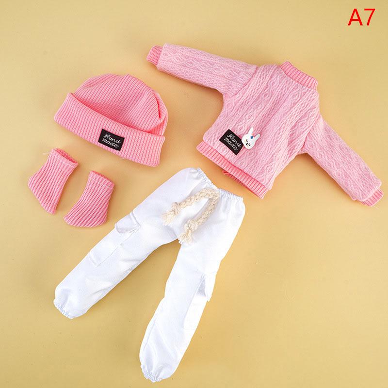 1 комплект, 32 см, костюм для куклы, 1/6, аксессуары для одевания куклы, зимний свитер, брюки