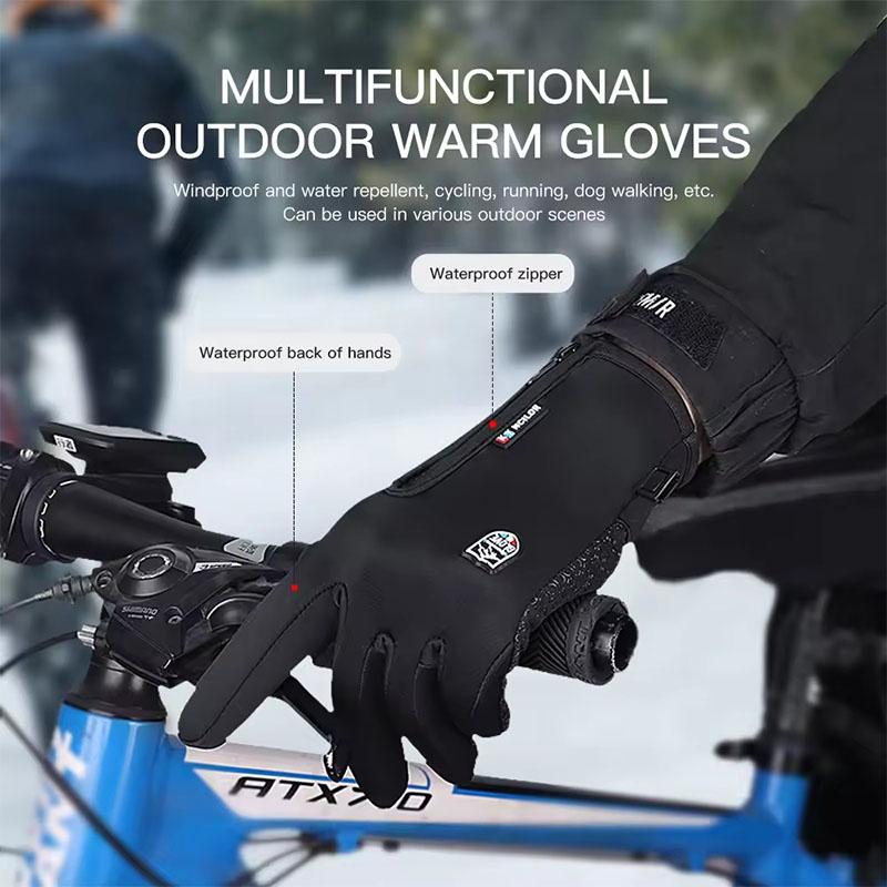 Touchscreen Warm Gloves Outdoor Cycling Driving Motorcycle Waterproof Cold Gloves Windproof Non-Slip Women Men Winter Ski Glove