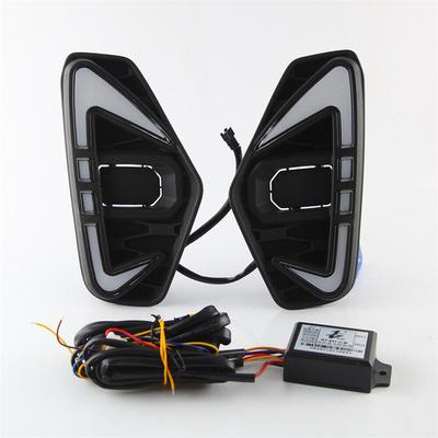 Для Nissan Navara 2020-2022 Светодиодный ДХО Дневной Ходовой Огонь Противотуманная Фара С Бегущим Указателем Поворота