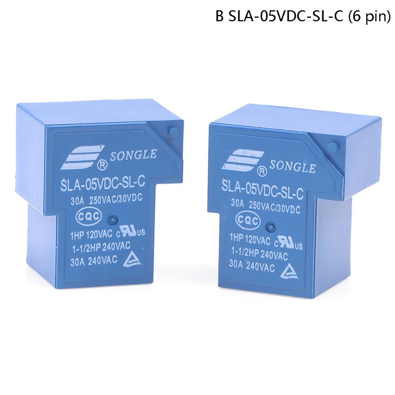 2 шт./лот 4/5/6-контактное силовое реле Sla-5Vdc-Sl-C Sla-12Vdc-Sl-C Sla-24Vdc-Sl-C