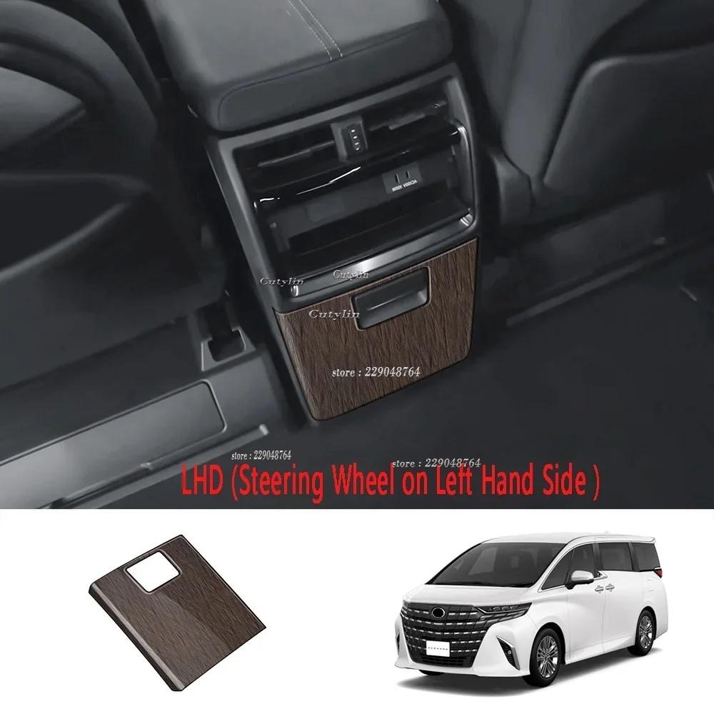For Toyota Alphard Vellfire 40 Series 2024 ABS Wood Door Handle Window Switch Gear Shift Panel Cover Interior Accessories