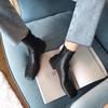 Thick Heel with Short Boots Single Boot Short Tube Tide 2024 Autumn New Soft Low Heel Square Head  Yui890