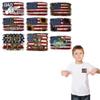 9Pcs/Set American Flag Thermal Stickers 2024 Usa Vote Iron On Patches Garment Accessory Washable New Diy Heat Transfer