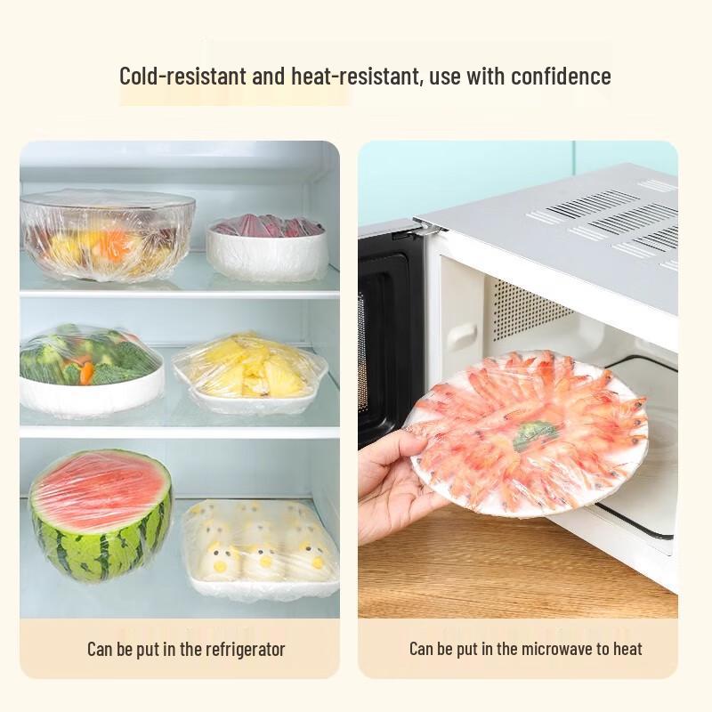 Одноразовые эластичные крышки для продуктов