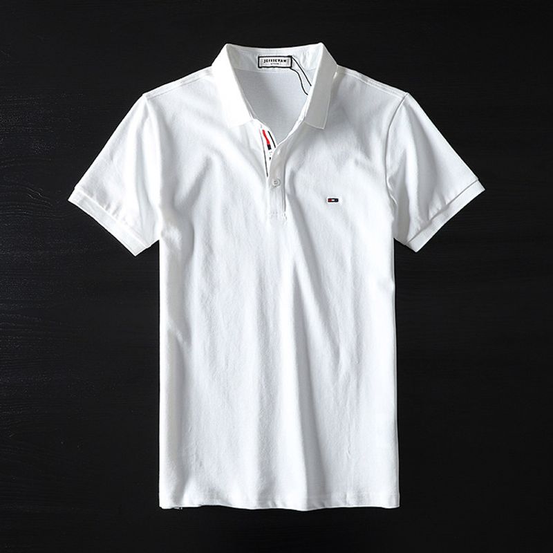Fashion Brand Short Sleeve Cotton Accessible Luxury Export T-shirt Polo Shirt