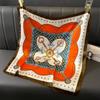 Luxury Square Silk Scarf for Women Hijab Hair Bands Neckerchief Female Satin Shawl Ribbon Headband Fashion Wraps Bandana