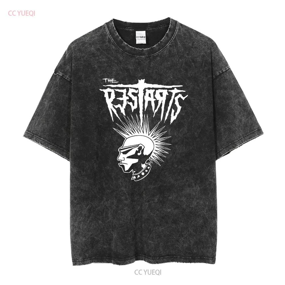 ФУТБОЛКА RESTARTS UK Официальный мерч хардкор скейт ска стрит панк рок длинный или короткий рукав винтажная Вареная