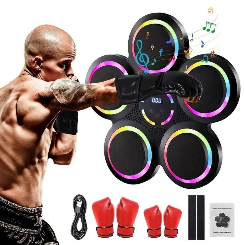 Wall Mounted Smart Music Boxing Machine Reaction Training Equipment Home Exercise