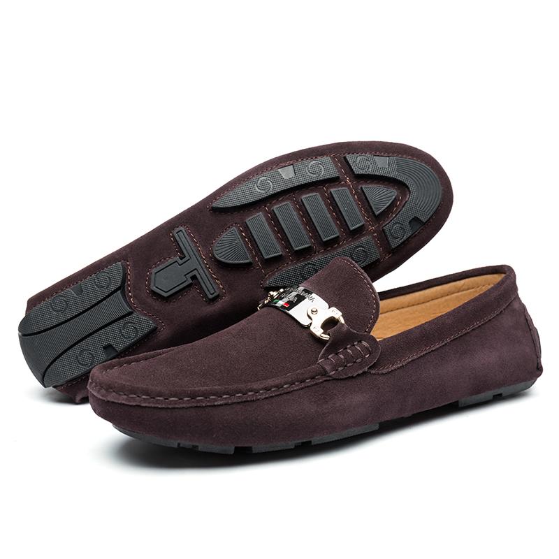 Мужские мокасины из кожи и замши, роскошные дизайнерские летние новые мужские мокасины, повседневная обувь, мужские туфли на плоской подошве, легкие туфли для вождения